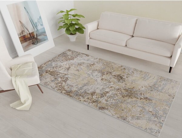 Covor albastru deschis/maro deschis lavabil 160x230 cm Sandstorm – Vitaus