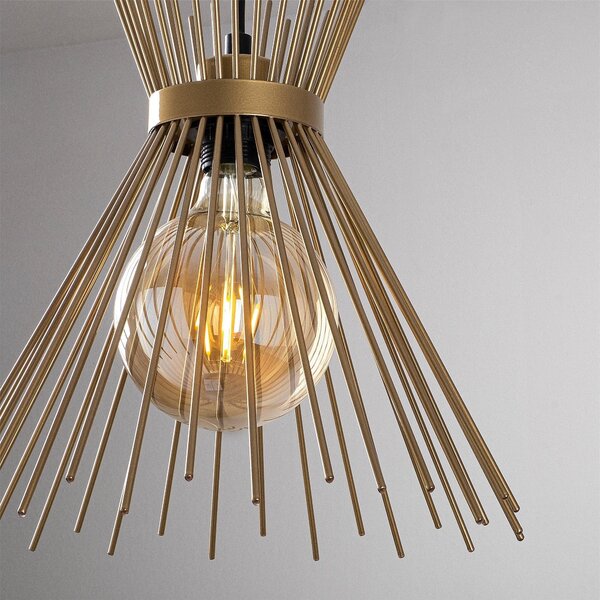 Lustra Arklight 03, Negru, 104x34x129 cm