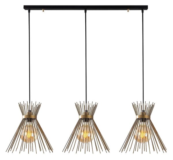 Lustra Arklight 03, Negru, 104x34x129 cm
