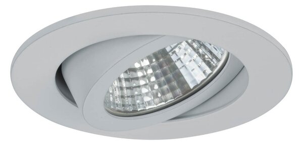 BRUMBERG LED spot de încastrat Seven-R, 3.000 K, alb mat, aluminiu, reglabil, Alb, Hol, Aluminiu, Corpuri de iluminat încastrate rotunde