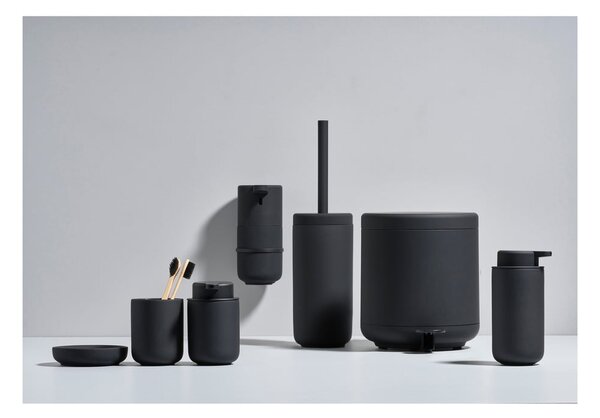 Dozator de săpun lichid negru de perete din gresie ceramică 450 ml Ume – Zone