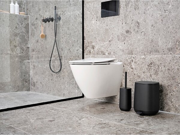 Perie WC neagră din beton Time – Zone