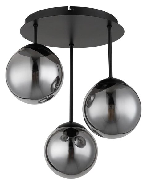 Globo 47441-3S - Lustru aplicat HARMON 3xE14/25W/230V negru