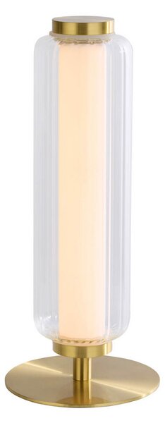 Searchlight Lampă de masă cu LED Mod, culoarea alamei, dimabil în 3 etape, oțel, reglabil, Auriu / Alamă, Camera de zi / sufragerie, Metal