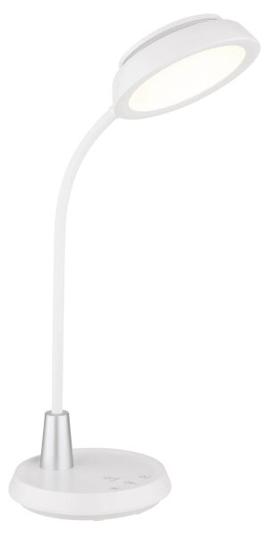 Globo 58496W - Lampă de birou tactilă LED reglabilă KIRK LED/12W/230V albă