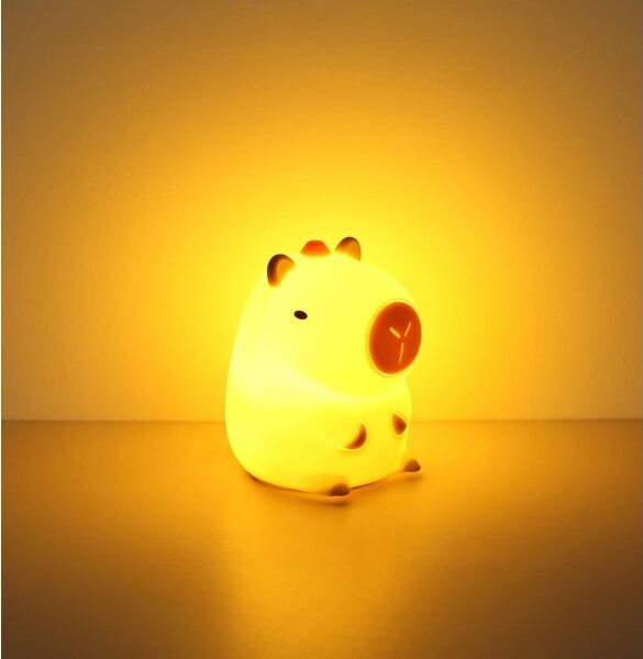 Globo 2874-LED RGBW Lampă de veghe pentru copii, reîncărcabilă și reglabilă CAPYBARA LED/1,5W/5V 1200 mAh kapybara