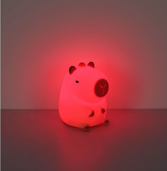 Globo 2874-LED RGBW Lampă de veghe pentru copii, reîncărcabilă și reglabilă CAPYBARA LED/1,5W/5V 1200 mAh kapybara