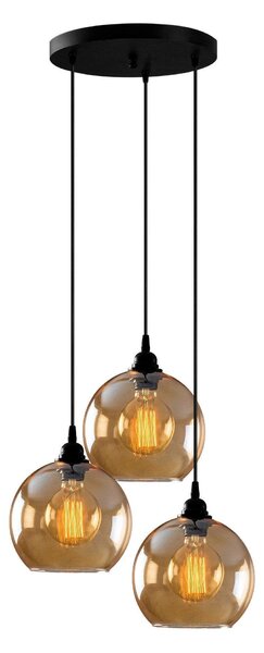 Lustra Lampal, Auriu - Negru, 44x44x116 cm