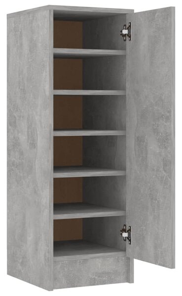 Pantofar, gri beton, 32x35x92 cm, PAL