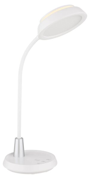 Globo 58496W - Lampă de birou tactilă LED reglabilă KIRK LED/12W/230V albă