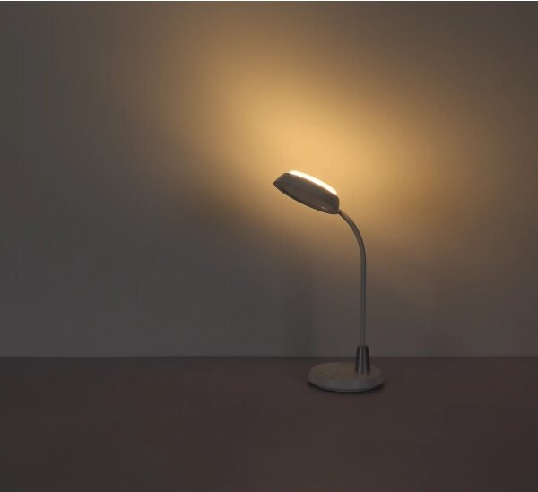 Globo 58496W - Lampă de birou tactilă LED reglabilă KIRK LED/12W/230V albă
