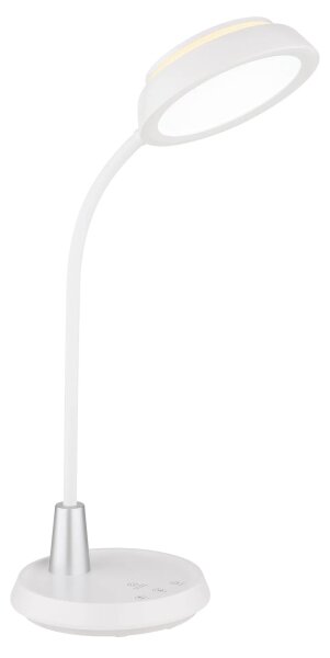 Globo 58496W - Lampă de birou tactilă LED reglabilă KIRK LED/12W/230V albă