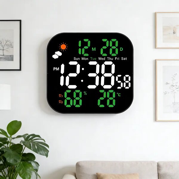 Ceas digital cu afisaj LED, DS-3828 L