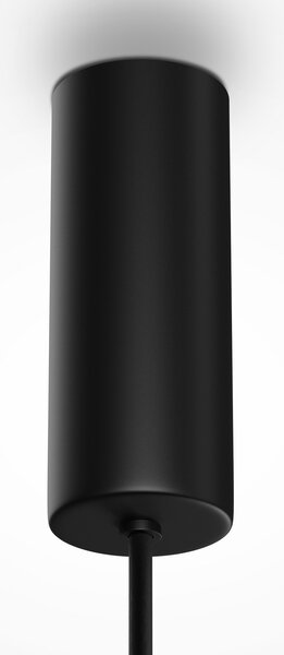 Maytoni Lampă suspendată LED Gerhard, negru, Ø 30 cm, metal, Negru, Camera de zi / sufragerie, Metal, Modern