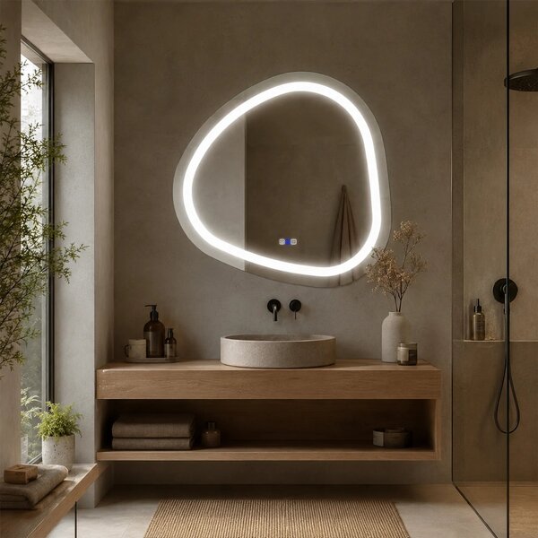 Oglinda LED Asimetrica v1 - Gama Reyze Salono