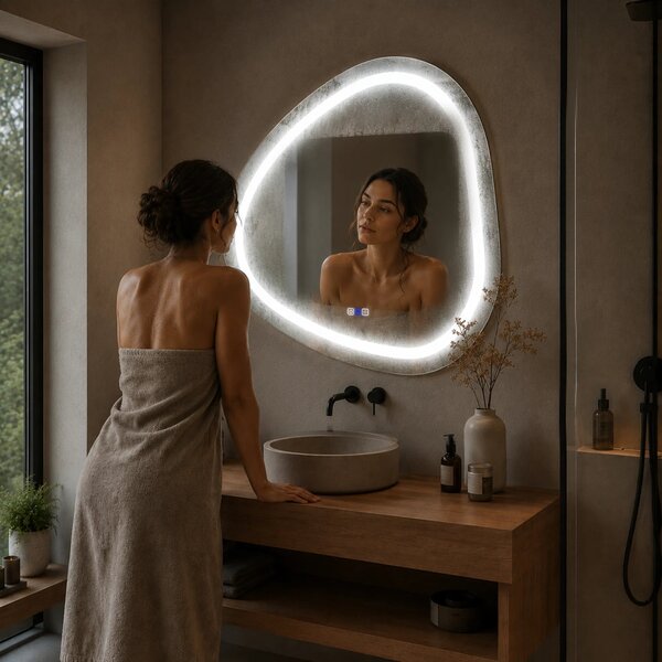 Oglinda LED Asimetrica v1 - Gama Reyze Salono