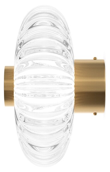 Maytoni Aplică de perete cu LED Amulet, rotundă, Ø 18 cm, transparentă /, Transparent, Camera de zi / sufragerie, Sticlă