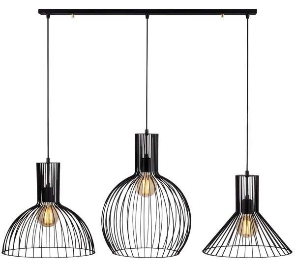 Lustra Luminar 68, Negru, 145x38x158 cm