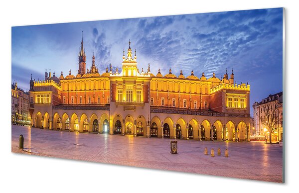 Panouri de sticlă Cracovia pânză apus de soare