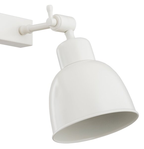 Argon Aplică de perete Emoti, bej, 2 becuri, oțel, lungime 27 cm, reglabil, Bej, Camera de zi / sufragerie, Metal, Design industrial