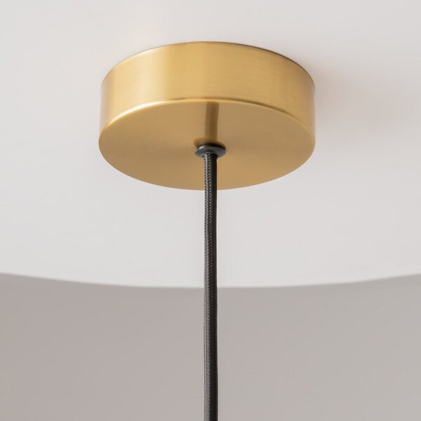 Maytoni lampă suspendată Levitation, Ø 34,5 cm, G9, alamă, reglabil, Auriu / Alamă, Camera de zi / sufragerie, Metal, Design