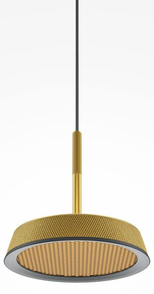 Maytoni Lampă suspendată LED El, Ø 15,3 cm, aur, aluminiu, Auriu / Alamă, Camera de zi / sufragerie, Aluminiu, Modern