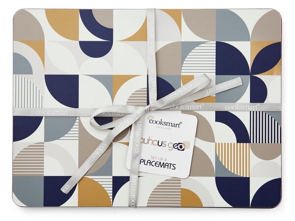 Suport pentru farfurii 4 buc. din plută/din hârtie 21.5x29 cm Bauhaus – Cooksmart ®