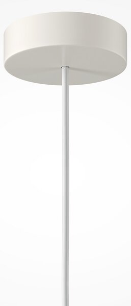 Maytoni lampă suspendată Kyoto, alb, Ø 10 cm, marmură, sticlă, reglabil, Alb, Camera de zi / sufragerie, Marmură