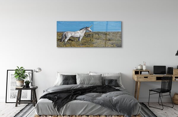 Tablouri pe sticlă Unicorn Golf