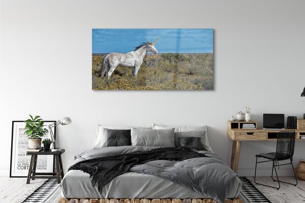 Tablouri pe sticlă Unicorn Golf