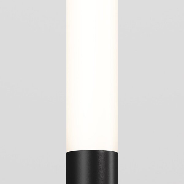Maytoni bornă luminoasă LED Flare, 59 cm, țepușă de sol, grafit, IP65, Negru, Aluminiu, Modern, Boltă de exterior / cale de acces