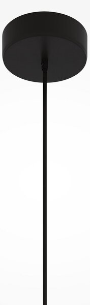 Maytoni lampă suspendată Cambio, negru, Ø 35 cm, pâslă, E27, reglabil, Negru, Camera de zi / sufragerie, Țesătură / Textil, Modern