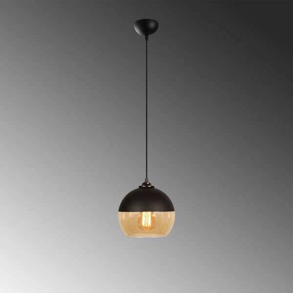 Lustra Luxus, Negru, 20x20x116 cm