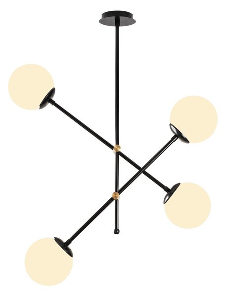 Lustra Lumea, Negru, 80x80x70 cm