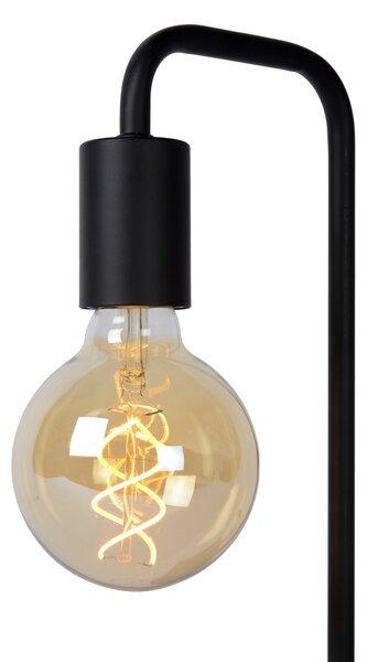 Lucide Lorin lampă de masă pe negru, Negru, Camera de zi / sufragerie, Metal