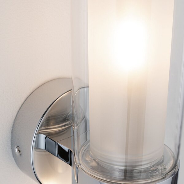 Paulmann Luena aplică IP44 crom E14 1 bec, reglabil, Metalic, Camera de zi / sufragerie, Metal, Modern, Soclu de perete jos
