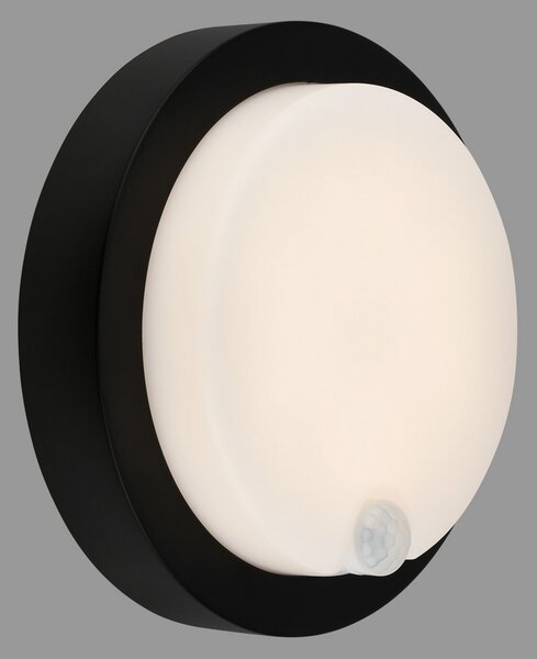 Briloner LED reîncărcabilă în aer liber lumina de perete 3765015, senzor, negru, Negru, Plastic