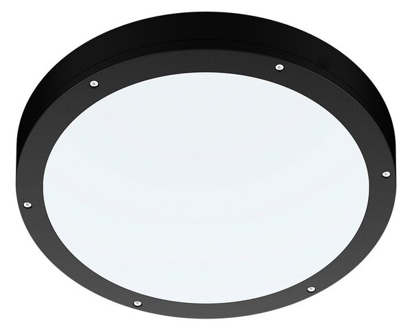 The Light Group SLC Dio plafonieră LED IP65 3CCT negru, Negru, Metal