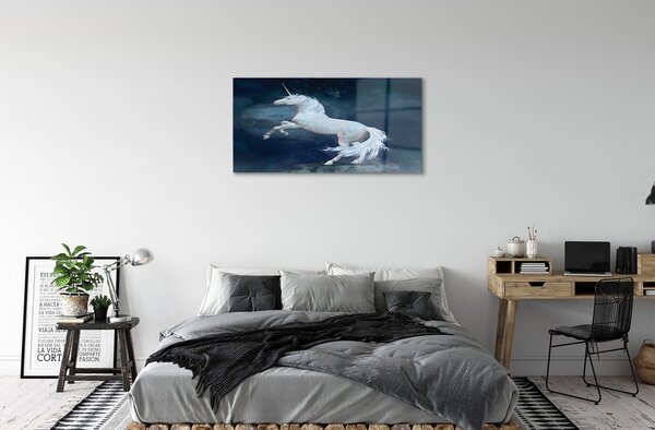 Tablouri pe sticlă cerul planetei Unicorn