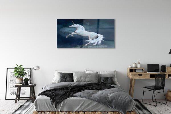 Tablouri pe sticlă cerul planetei Unicorn