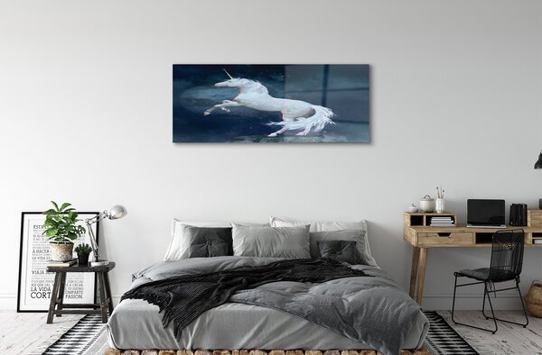 Tablouri pe sticlă cerul planetei Unicorn