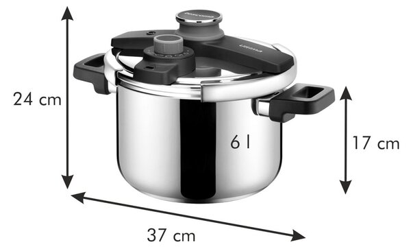 Oală sub presiune Tescoma Ultima, 6 l