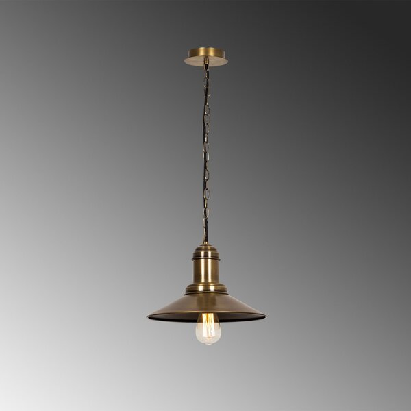 Opviq Lampă suspendată Sivani MR-639 1 bec Ø30cm aur antic, reglabil, Bronz / Alamă Veche, Camera de zi / sufragerie, Metal, Vintage