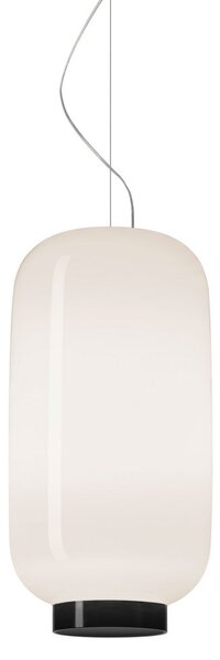 Foscarini Chouchin Reverse 2 E27 LED negru/alb, reglabil, Alb, Bucătărie, Sticlă, Design