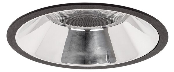 BRUMBERG Apollo Maxi, 3.000 K, negru, neted, rotund, DALI, reglabil, Negru, Camera de zi / sufragerie, Aluminiu, Modern, Plafon încastrat