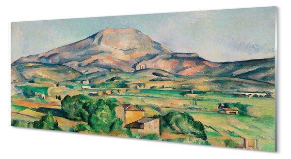 Panouri de sticlă Art luncă în vederea partea de sus