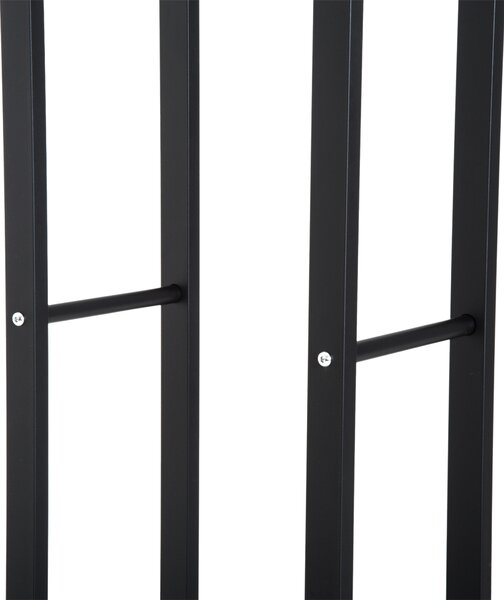 HOMCOM raft stocare lemne, vertical, de interior, 40x25x150cm | Aosom Romania
