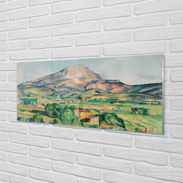 Panouri de sticlă Art luncă în vederea partea de sus