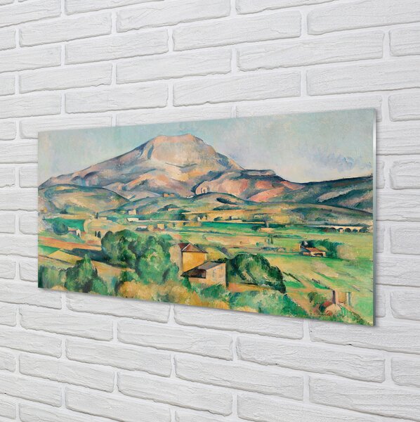 Panouri de sticlă Art luncă în vederea partea de sus