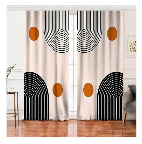 Draperii bej 2 buc. 140x260 cm – Mila Home